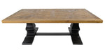 Velino Parquet Coffee Table - Oak/Black