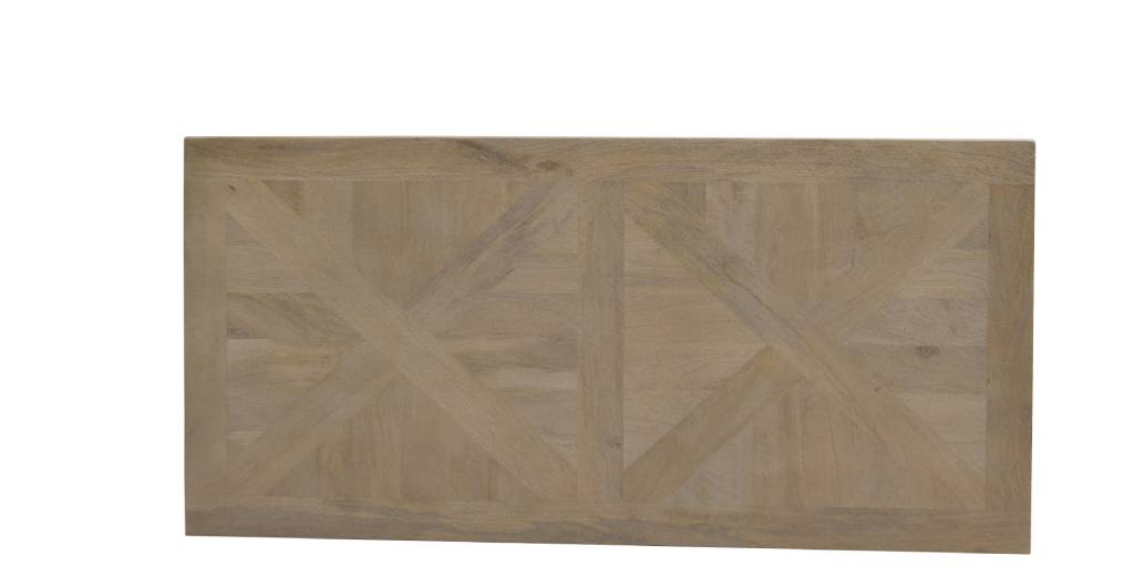 Velino Parquet Coffee Table - Oak/Black