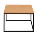 Tribeca Nesting Coffee Tables Set of 2 - Oak/Black