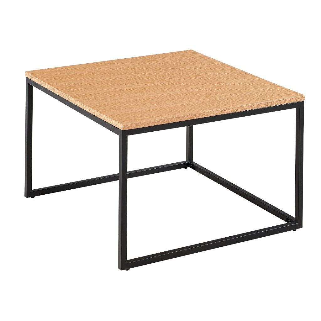 Tribeca Nesting Coffee Tables Set of 2 - Oak/Black