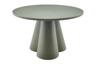 Sage Round Pedestal Dining Table 120cm - Army