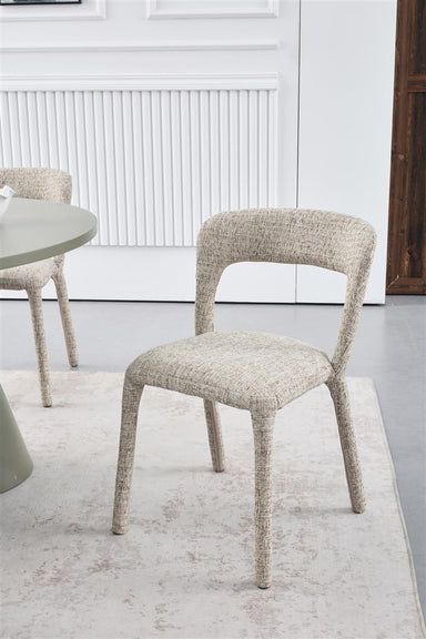 Sage Upholstered Dining Chair - Oat