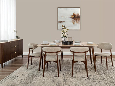 Tavana 7 Piece Sintered Stone Dining Set with 6 Chairs