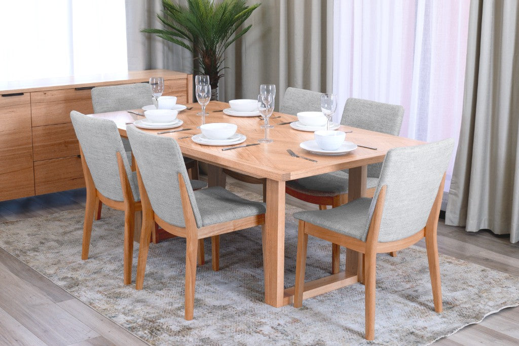 Perisher 7 Piece Dining Set 190cm
