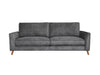 Alder Mid-Century 3 Seater Fabric Sofa