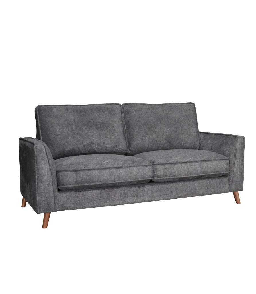 Alder Mid-Century 2 Seater Fabric Sofa