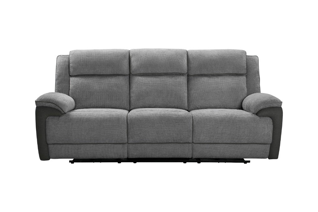 Angove 3 Seater Fabric Electric Recliner Sofa with Drop-Down Tray
