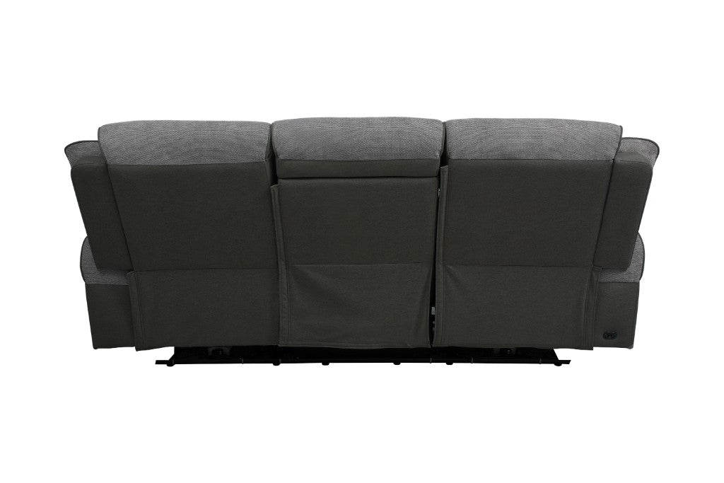 Angove 3 Seater Fabric Electric Recliner Sofa with Drop-Down Tray