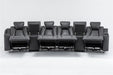 Regent 4 Seater Dual Motor Electric Home Theatre - Charcoal
