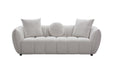 Aurelia Channelled 3 Seater Fabric Sofa