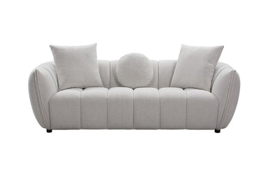 Aurelia Channelled 3 Seater Fabric Sofa
