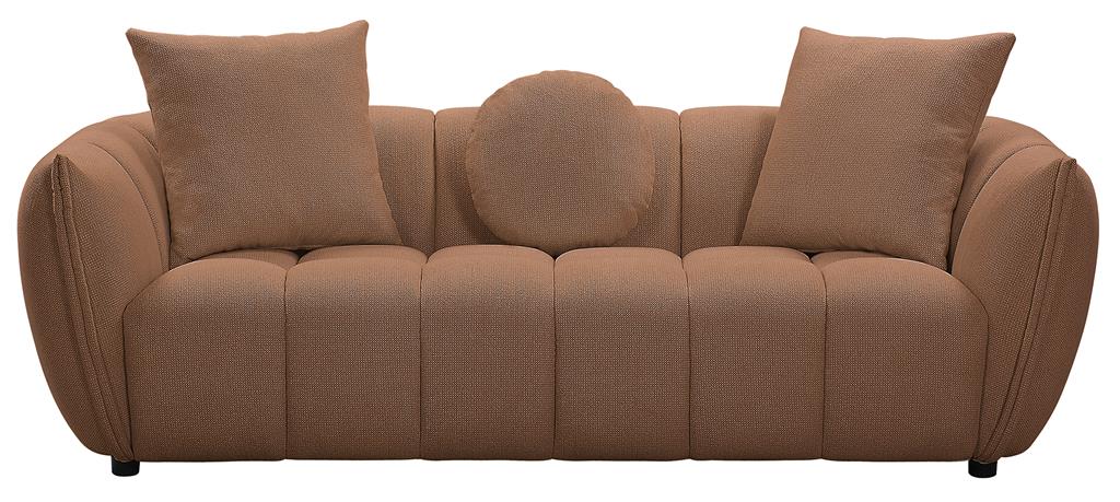 Aurelia Channelled 3 Seater Fabric Sofa