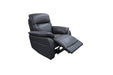 Halston Leather Electric Recliner Chair - Graphite
