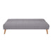 Ember Fabric Sofa Bed - Light Grey