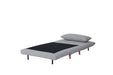 Juniper Single Fabric Sofa Bed - Light Grey