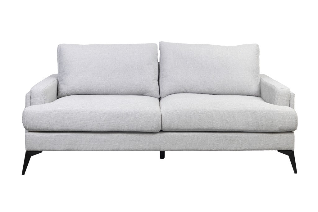 Barclay 2 Seater Fabric Lounge Sofa 184cm - Grey