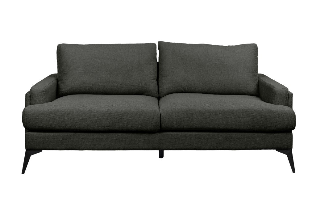 Barclay 2 Seater Fabric Lounge Sofa 184cm - Grey