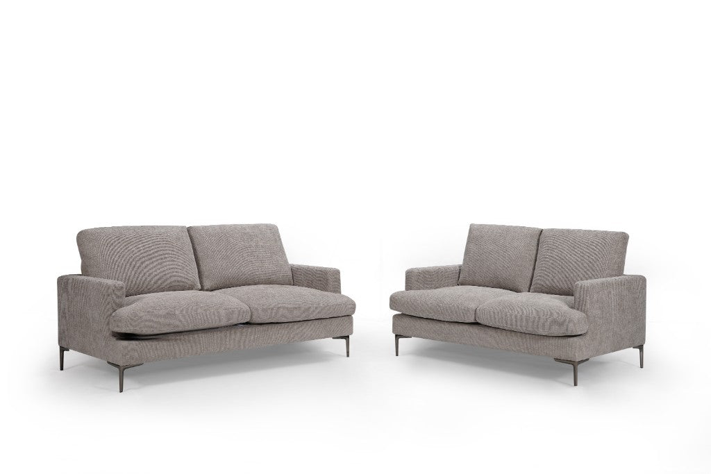 Bronte Fabric Sofa Set – Slate