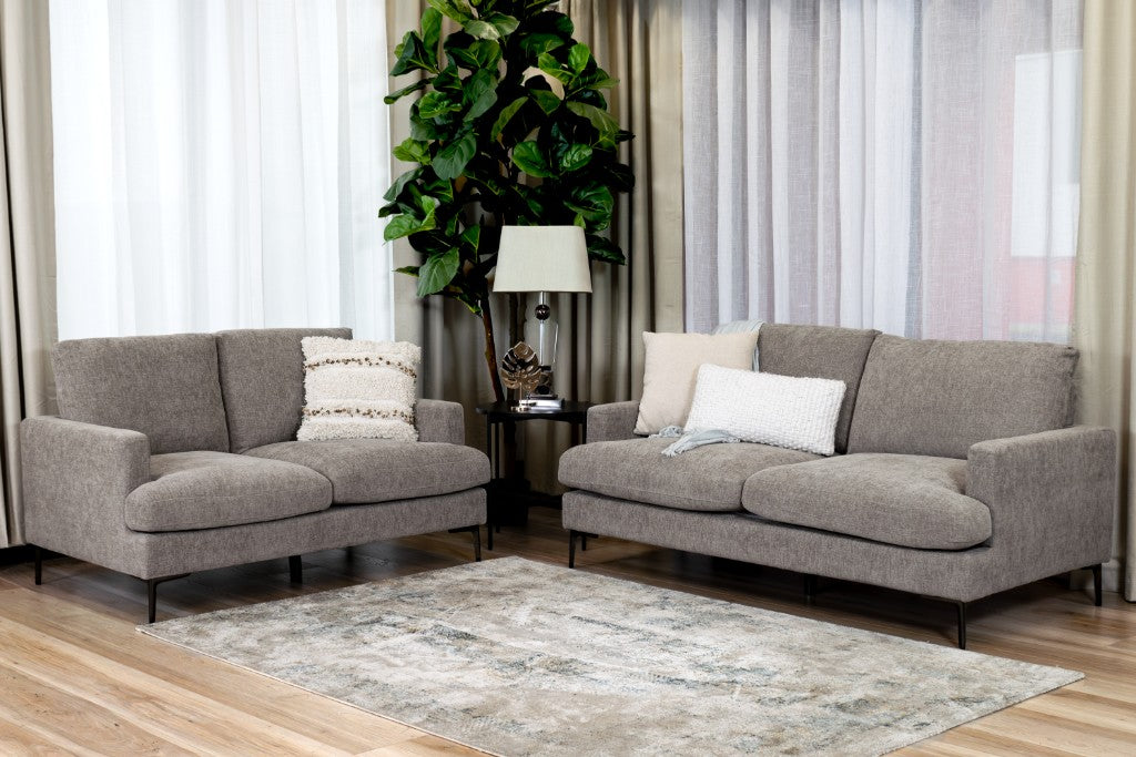 Bronte Fabric Sofa Set – Slate