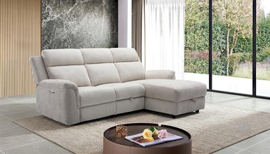Cormac 2 Seater Electric Recliner with Right Storage Chaise