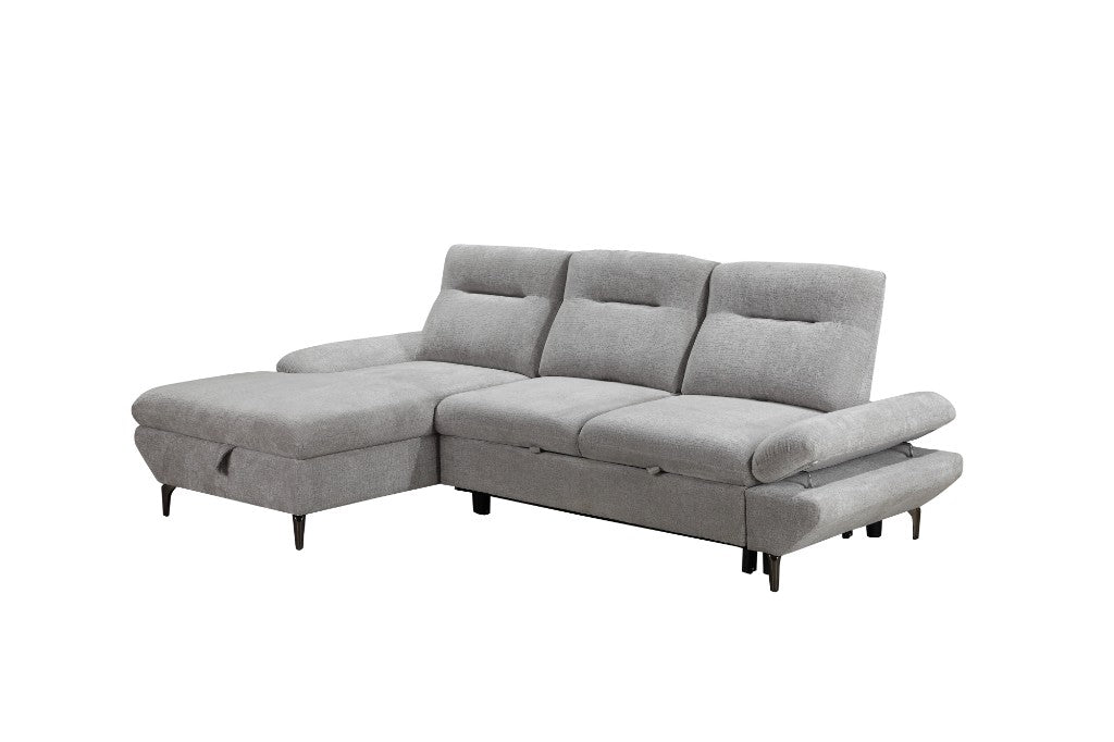 Cassia Sofa Bed with Left Storage Chaise