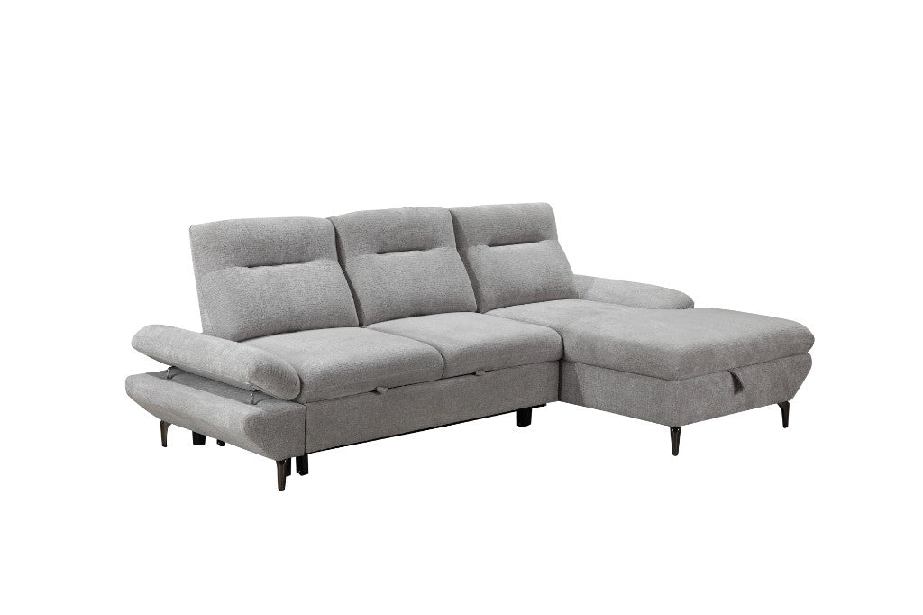 Cassia Sofa Bed with Right Storage Chaise