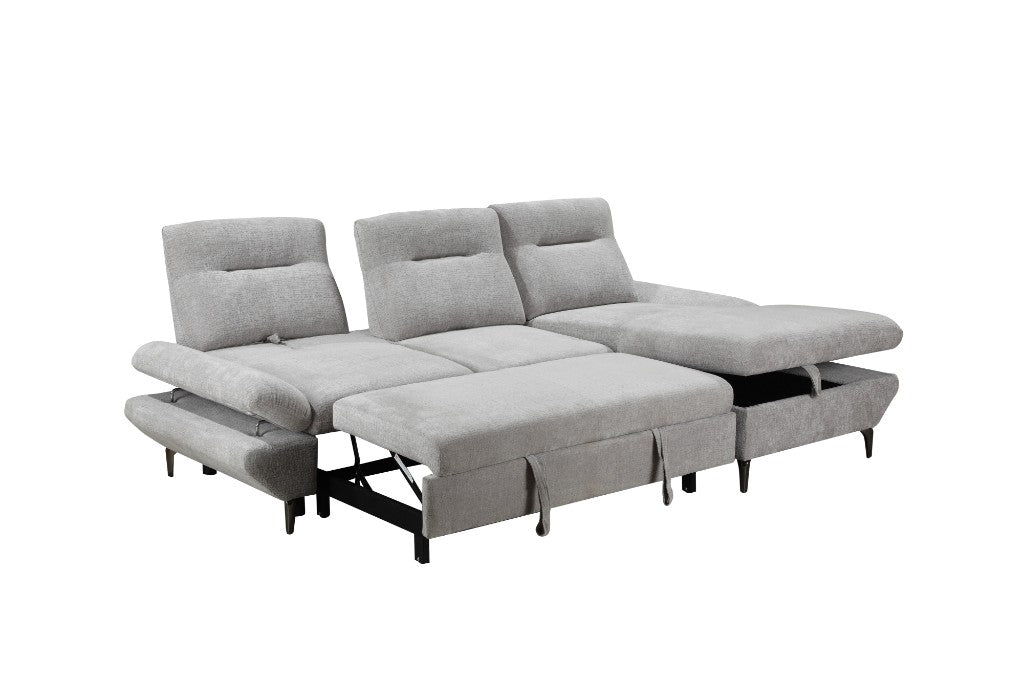 Cassia Sofa Bed with Right Storage Chaise