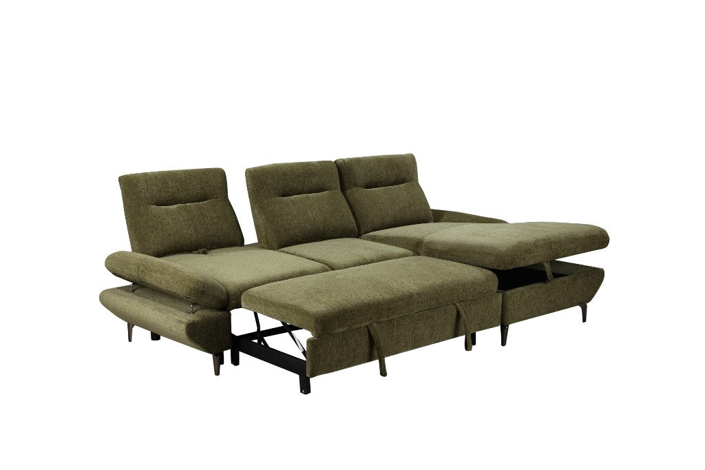 Cassia Sofa Bed with Right Storage Chaise