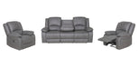 Captain 3 Piece Recliner Suite with Tray