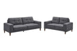 Vanja 3 + 2 Fabric Seater Sofa Set - Licorice