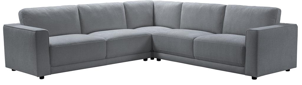 Montauk 3 Piece Fabric Corner Sofa