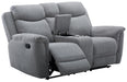 Dawson 2.5 Seater Manual Recliner with Console - Steel