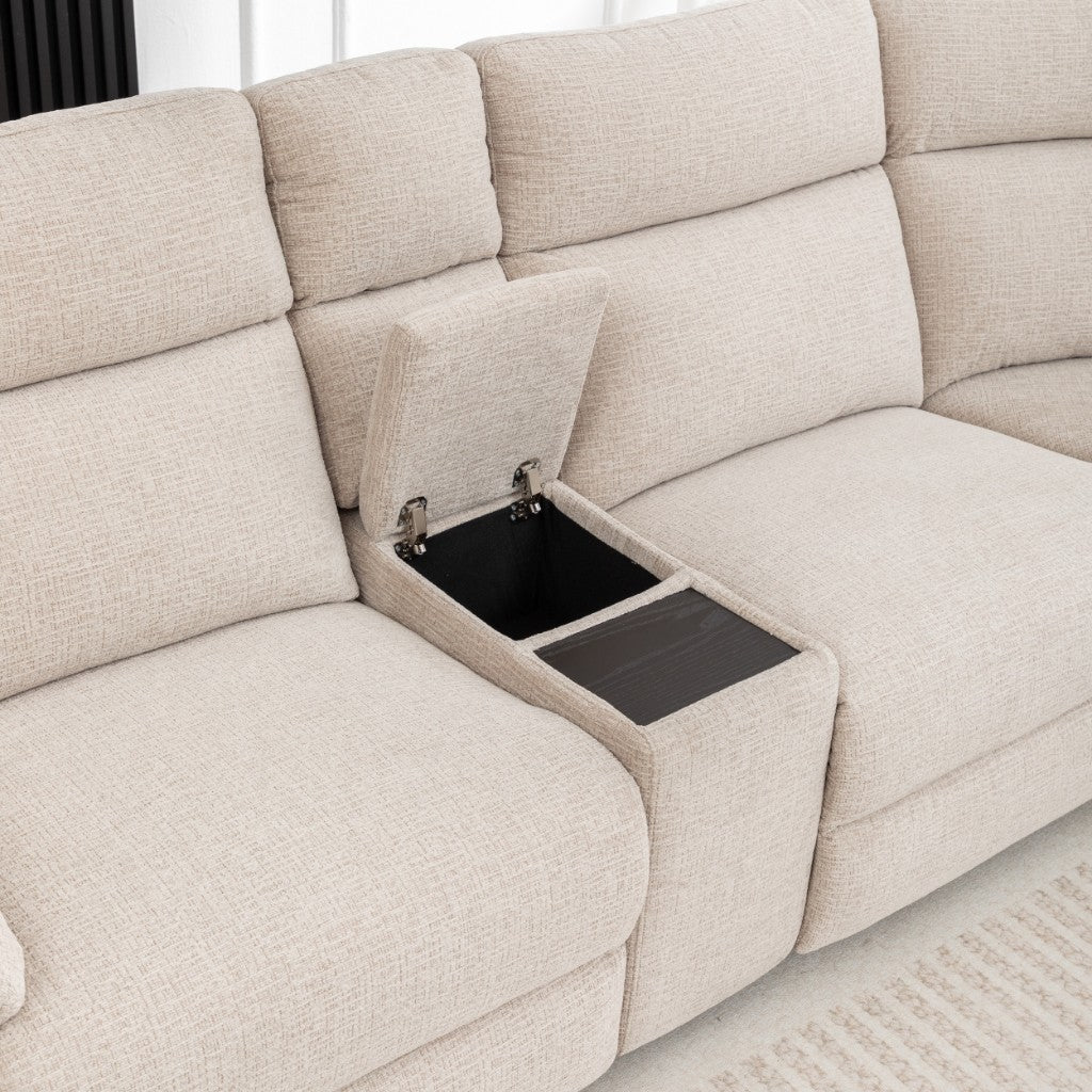 Reverie 5 Seater Corner Modular Electric Recliner Lounge