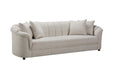 Easton Channelled 4 Seater Sofa - Beige