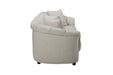 Easton Channelled 4 Seater Sofa - Beige