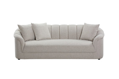 Easton Channelled 3 Seater Sofa - Beige