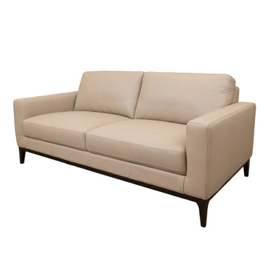 Eloise Leather 3 Seater Sofa - Wheat
