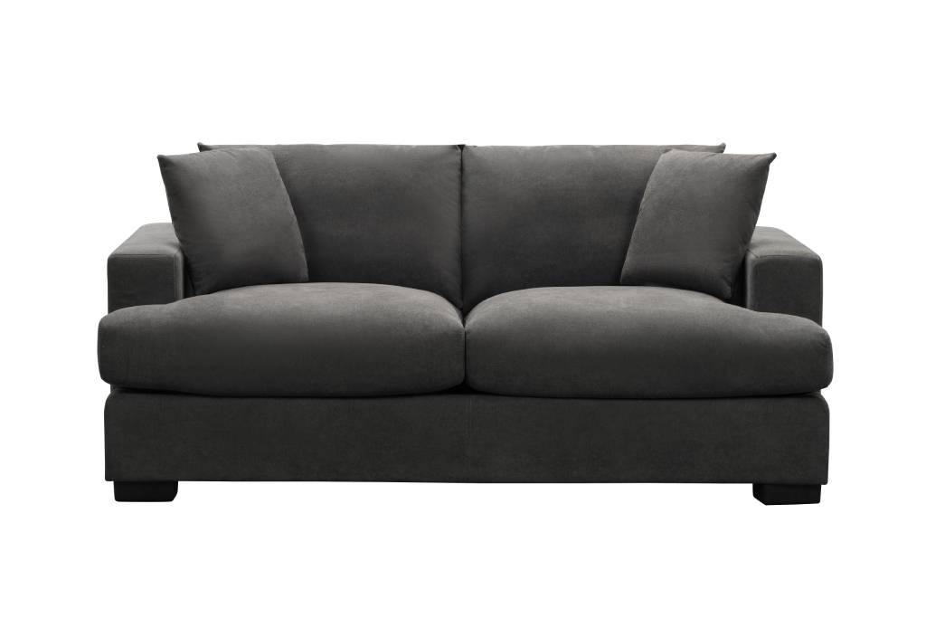 Hastings 2 Seater Fabric Sofa - Dark Grey