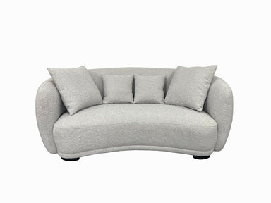 Mykonos Boucle 2.5 Seater Sofa - Light Grey