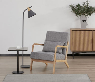 Quinn Armchair - Mid Grey