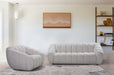 Savoy 3 Seater Fabric Sofa - Beige