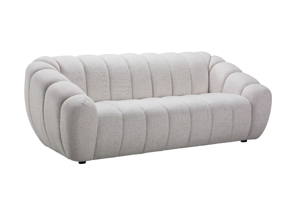 Savoy 3 Seater Fabric Sofa - Beige