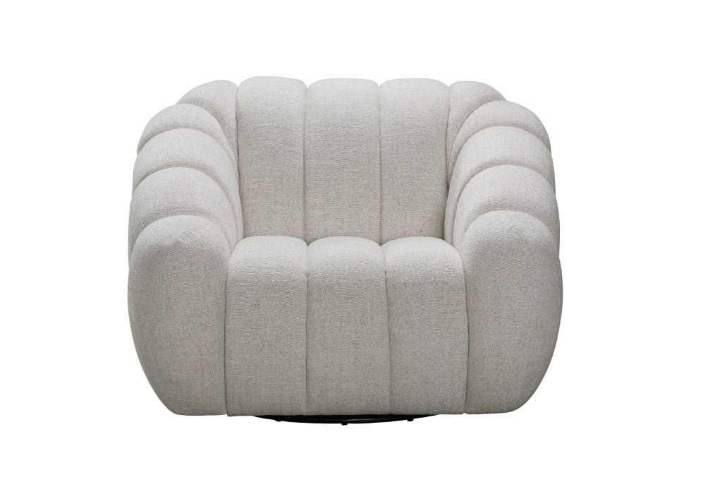 Savoy Swivel Armchair - Beige