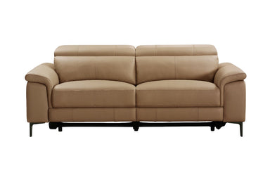 Maddox Leather 3 Seater Dual Motor Recliner Sofa