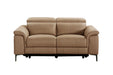 Maddox Leather 2 Seater Dual Motor Recliner Sofa