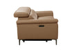 Maddox Leather 2 Seater Dual Motor Recliner Sofa