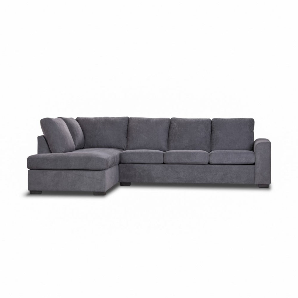 Kristie 3 Seater Fixed Fabric Sofa with Chaise