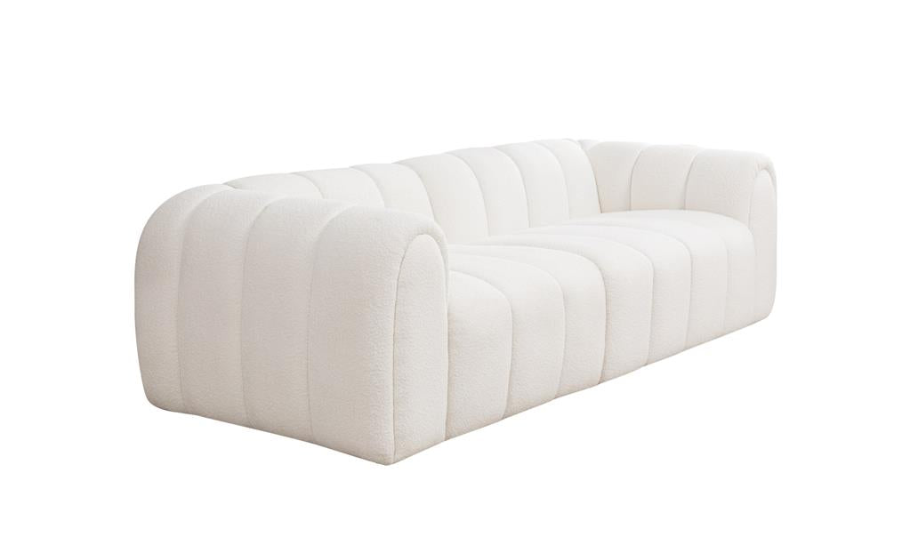 Cloudlea 3 Seater Boucle Sofa - White