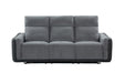 Sable 3 Seater Electric Recliner Sofa - Grey