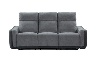 Sable 3 Seater Electric Recliner Sofa - Grey